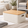 zexqunor™ Bamboo Lid Storage Box