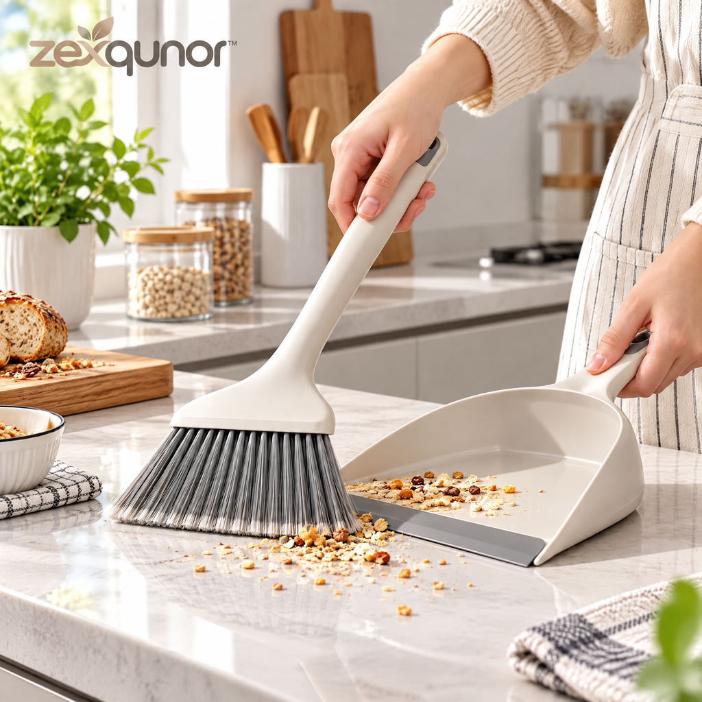 zexqunor™ Countertop Brush & Dustpan Set